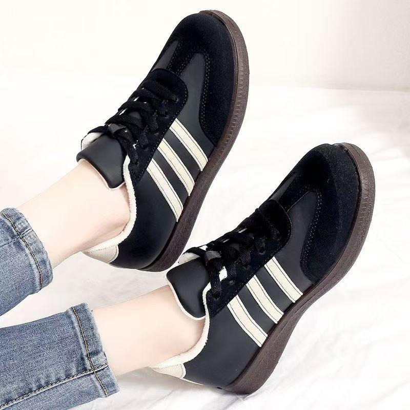 2025 Women's Winter Shoes, Non-slip, Lightweight, Sporty Casual, Fleece-lined, Thick Sole, Cotton.