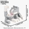 MOOXI Animal Series 62Pcs MOC Bricks Cat Figires DIY Building Blocks Kids Education Toys For Children Birthday Gift MOC3042-3045