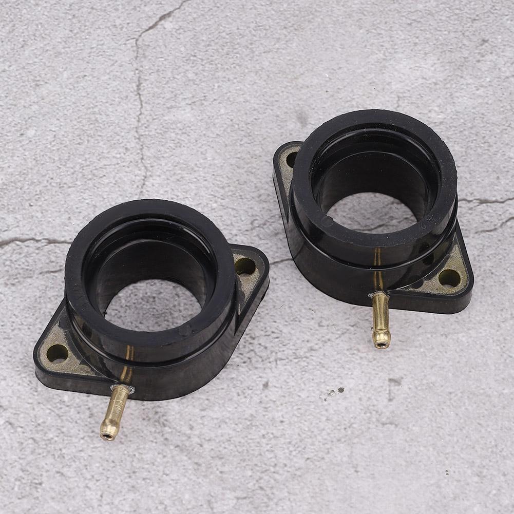 1 Pair Carb Holders Intake Manifold Boots Gaskets Standard Fit for Yamaha XS400 1977 1981