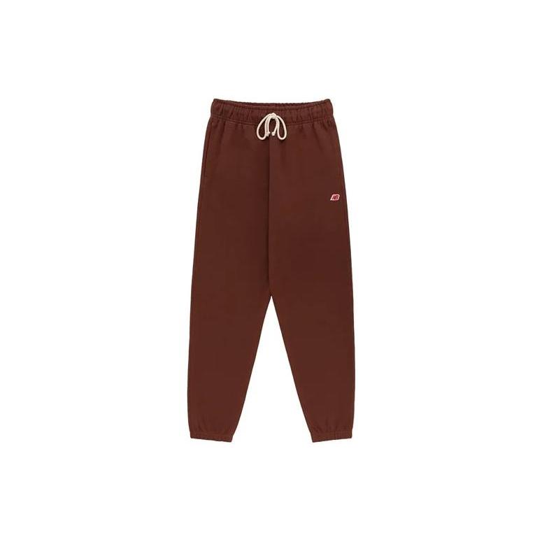 New Balance Teddy Made Sports Pants Men s Brown Moderate MP21547-ROK M