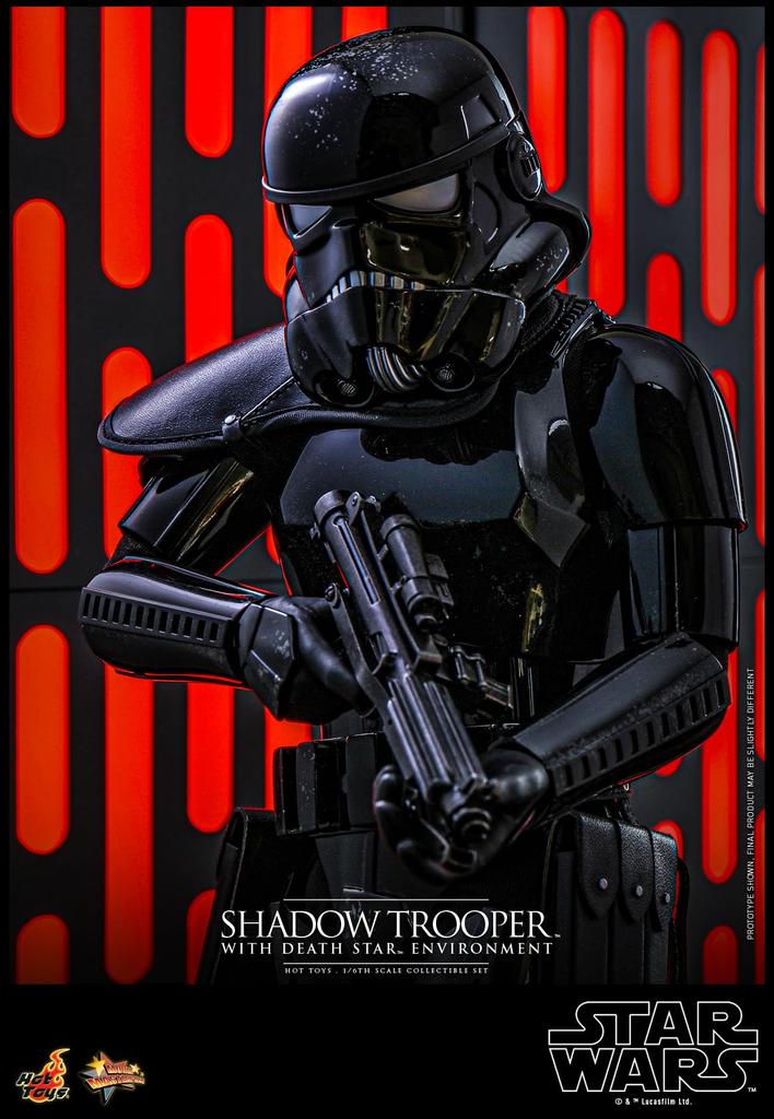 Movie Masterpiece Star Wars Shadow Trooper Death Star Scale Figure (with Backdrop) 1/6