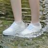 Non-Slip Rain Boots 2 Pairs, Thick Rubber Waterproof Shoe Covers for Men Women - High Elastic Anti-Skid for Rainy Days
