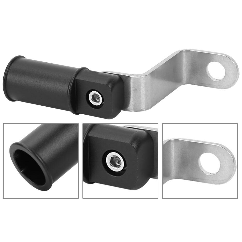 Motorcycle Bracket Adapter Handlebar Rrview Aluminum Mirror Fixed Holder