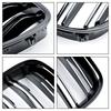Gloss Black Front Kidney Grille Grill Fit BMW 5 Series GT F07 2009-2017