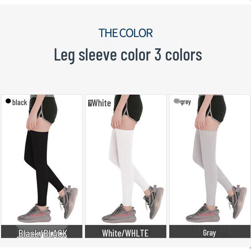 Molun Ice Silk Sun Protection Sports Leg Sleeves