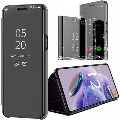 Case for Xiaomi Redmi Note 12 Pro+ 5G-Note 12 Pro Plus 5G Front and Back Protection Smart Case - Black