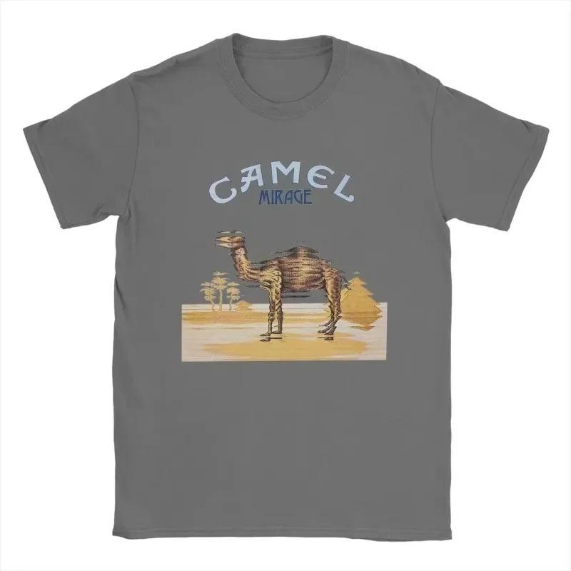 New Retro Car Camel Cigarettes Tshirt Vintage Cotton Tops Tee Short Sleeve Casual Streetwear Unisex Unisex Clothing Motosport