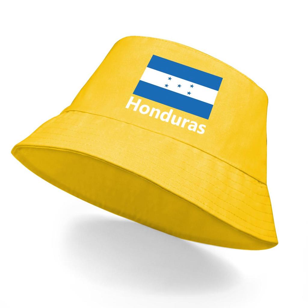 Hinkhatt med Honduras flagga tryck, Herrhatt Casual Enkel Strand Fiskekeps