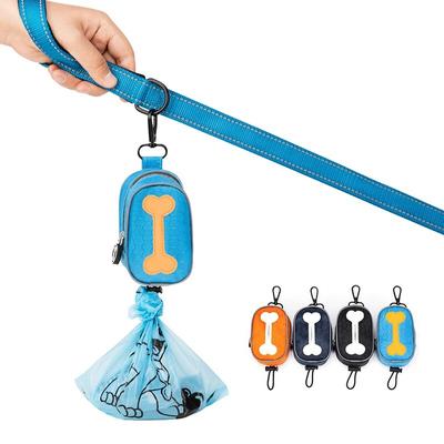 Sacchetti per cacca di animali domestici Sacchetti portaoggetti Oxford Sacchetto per raccolta cacca di cane Dispenser portatile per sacchetti per rifiuti Accessori per la pulizia esterna