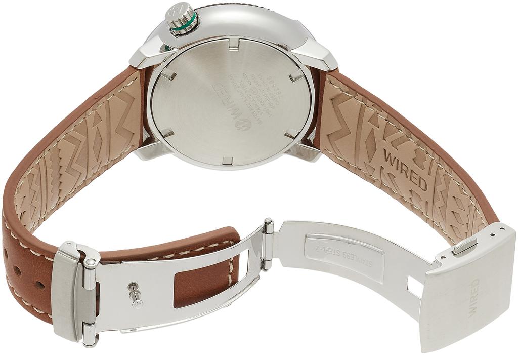 Wristwatch Wired SOLIDITY Reverse Rotation Prevention Bezel Limited Model 800 Pieces AGAJ701 Brown [Seiko Watch] Men's