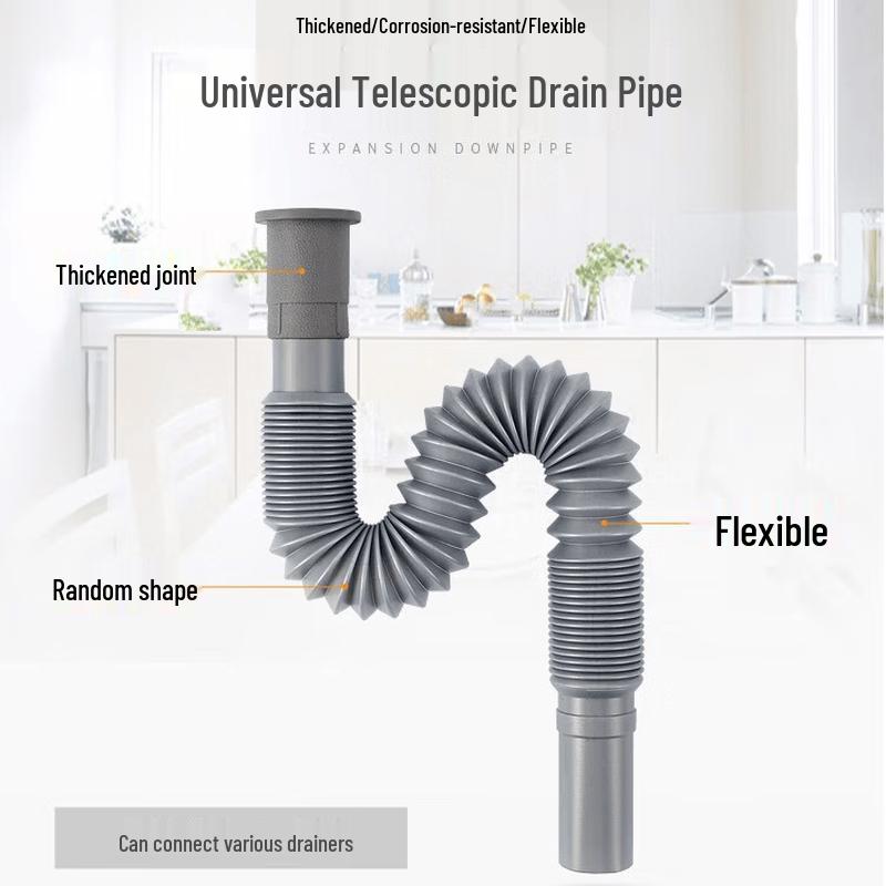FEEGOO Universal Telescopic Basin Drain Pipe