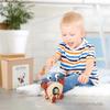 Crab Car: Wooden Bead Maze & Rattle for Baby Learning