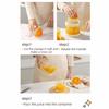 Transparent Hand Press Squeezer Scale Measure Fruit Residue Separator Manual Fruit Juicer  Home Use