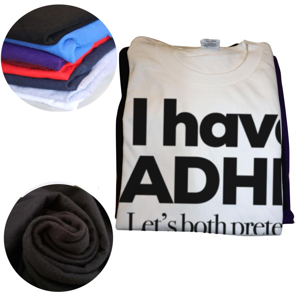 I Have ADHD Let’s Both Pretend I’m Listening To You Attention Deficit HyperActive Disorder T-Shirt Plus Sizes T Shirts Men
