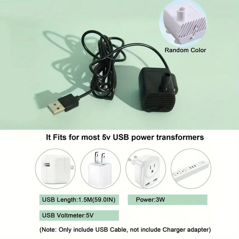 USB Elektrische Stille 1,2L Haustier-Wasserfontäne Automatische Katzen-Trinkschale Filter Haustier-Trinkspender Trinkbrunnen Für Katzen Wasserfilter