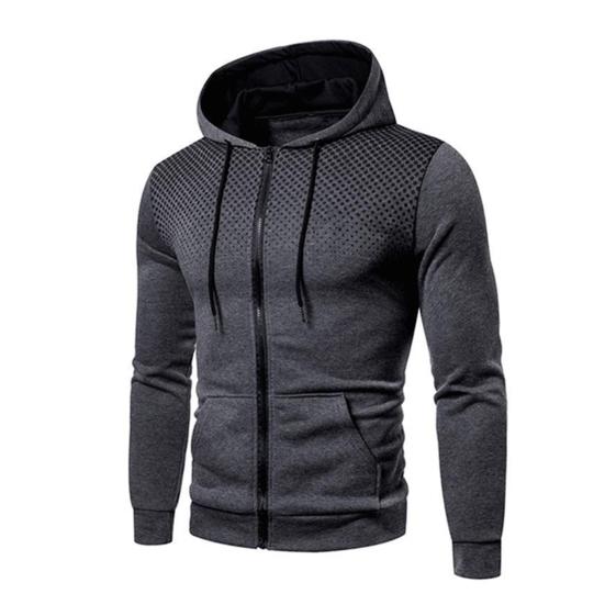 2Pcs/Set Men Sports Suit Drawstring Hooded Long Sleeve Tops Elastic Waist Trousers