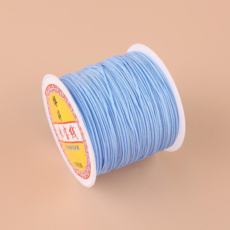 Boting Jade No. 72 0.8mm Nylon Thread for DIY Braided Cord Bracelet Weaving and Pendant Making.