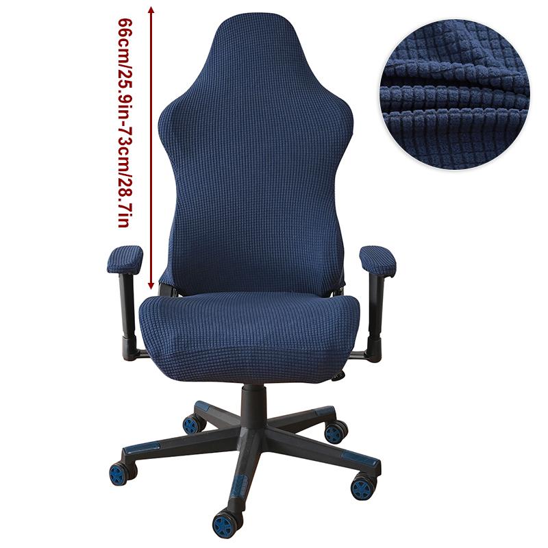 4Pcs Gaming Chair Covers With Armrest Spandex Splicover Office Seat Cover For Computer Armchair Protector Cadeira Gamer
