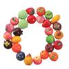 10pcs Simulated Fruit Resin Beads Resin Apple Beads  DIY Earring Necklace