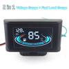 Car Motorcycle 2In1 Multifunctional Voltmeter+Fuel Level Gauge Lcd Digital Meter