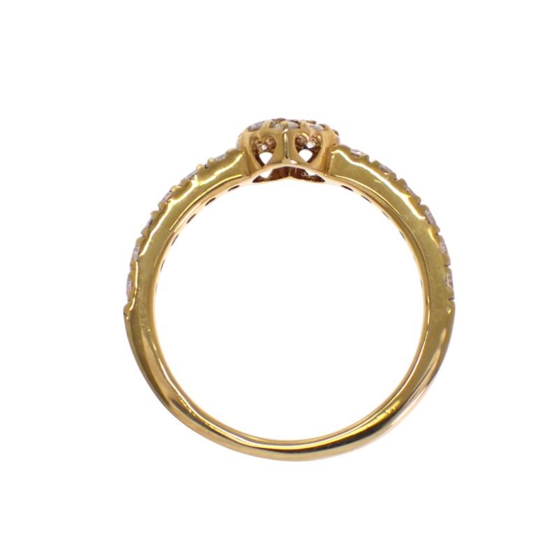 No Brand  #9(JP Size) Ring K18 Yellow Gold Women