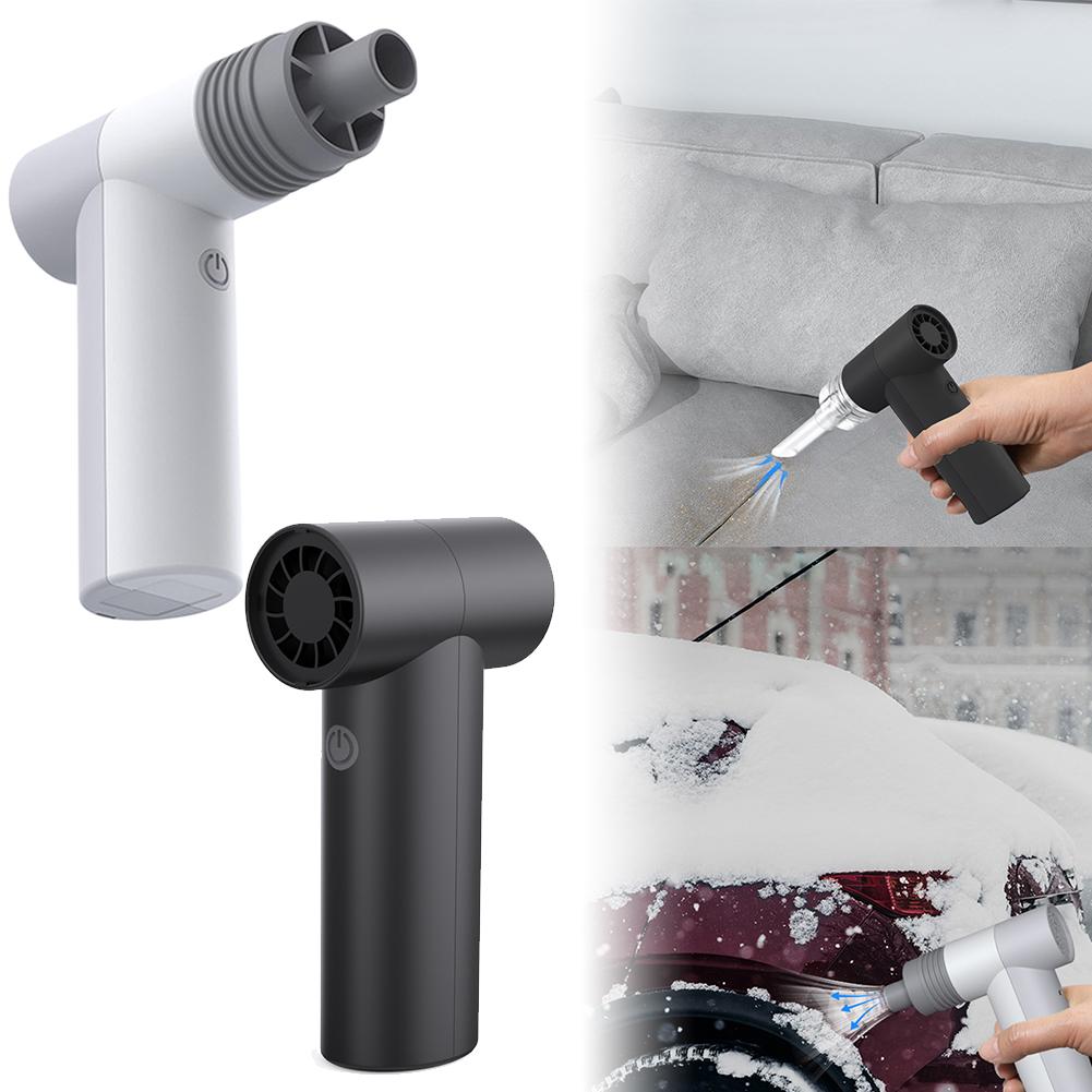 Portable Air Blower 22m/s Brushless Motor Rechargeable Air Dust Cleaner 4-Speed Mini Turbo Jet Fan for PC Computer Keyboard Car