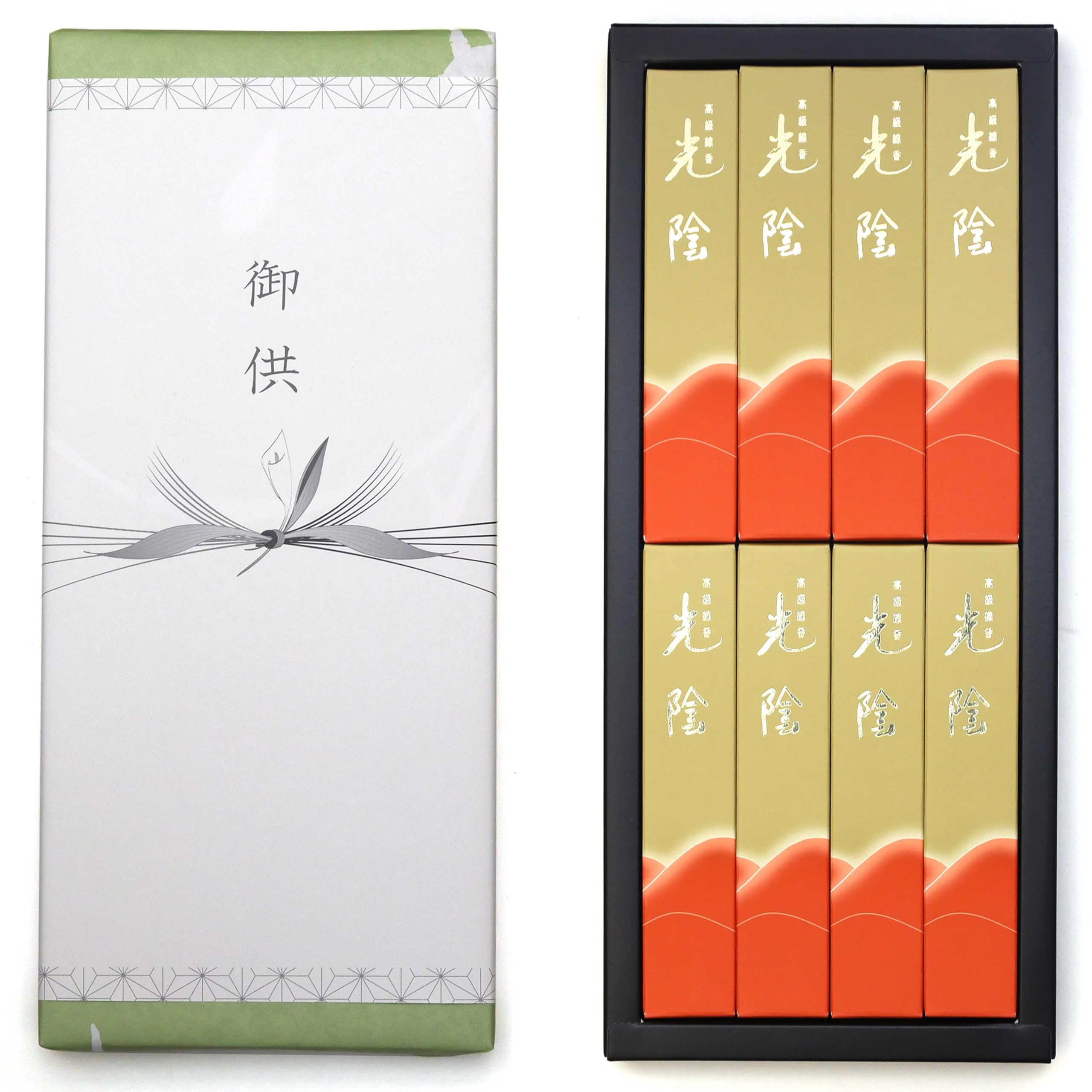 

Sympathy Incense Gifts and Offerings Sandalwood with Outer Made in Low Incense for Buddhist Memorial First and 49th Day [Kouin Wrapping] Japan, Smoke,