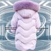 Down Jackets for Girls In Winter, Mid-length and Thickened, Parent-child Coats