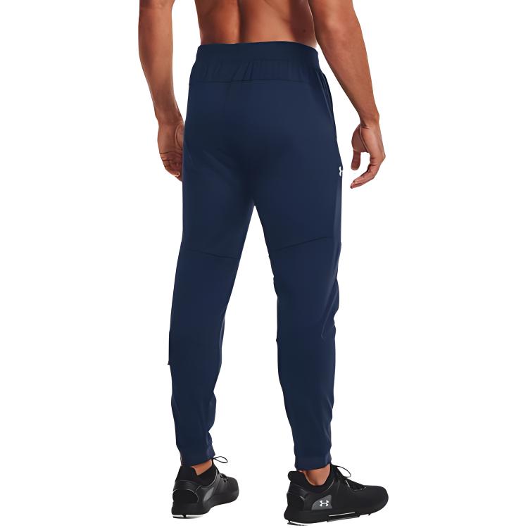 Under Armour Training Fleece Pants Men Bottoms Navy 1359147-408
