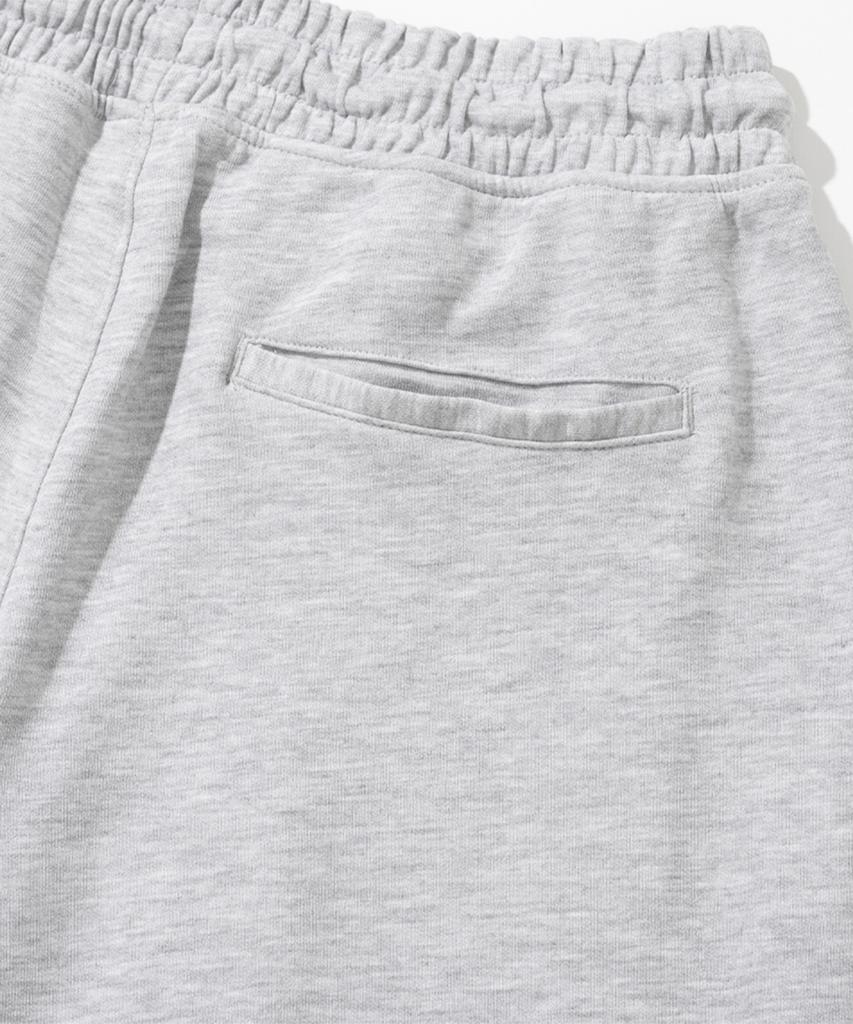 XOX One-Pleat Wide Sweat Shorts [M/Grey]