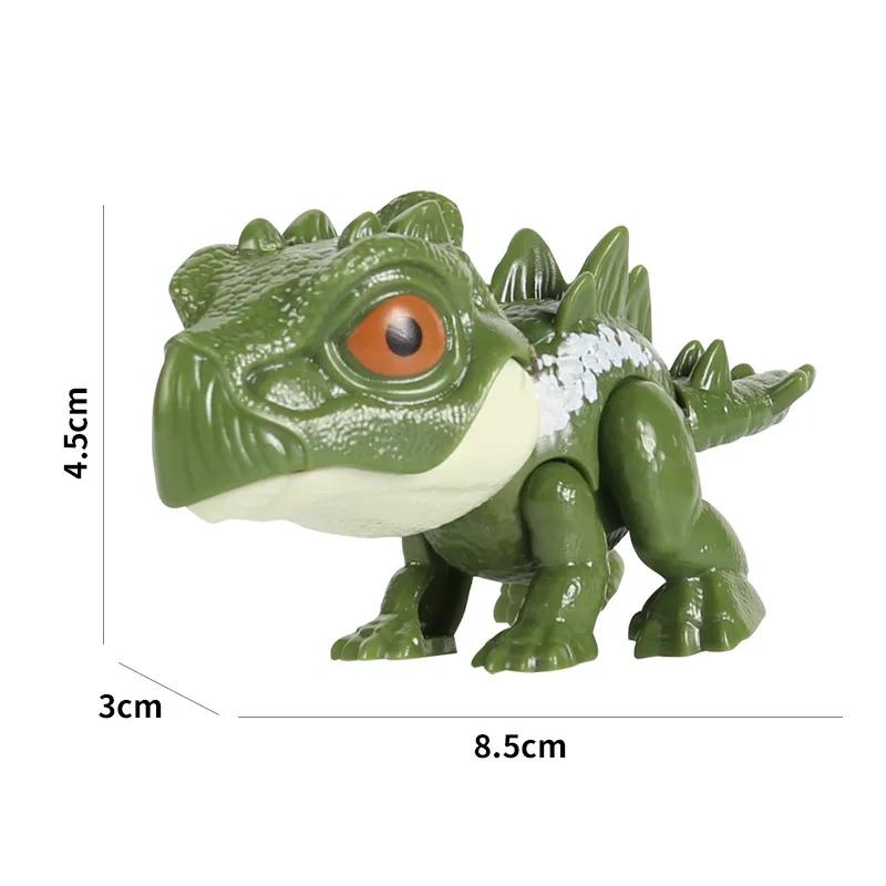 Dinosaur Model Toys Movable Joints Finger Biting Simulation Animals Jurassic Dinosaurs for Children Interaction Educational Toy