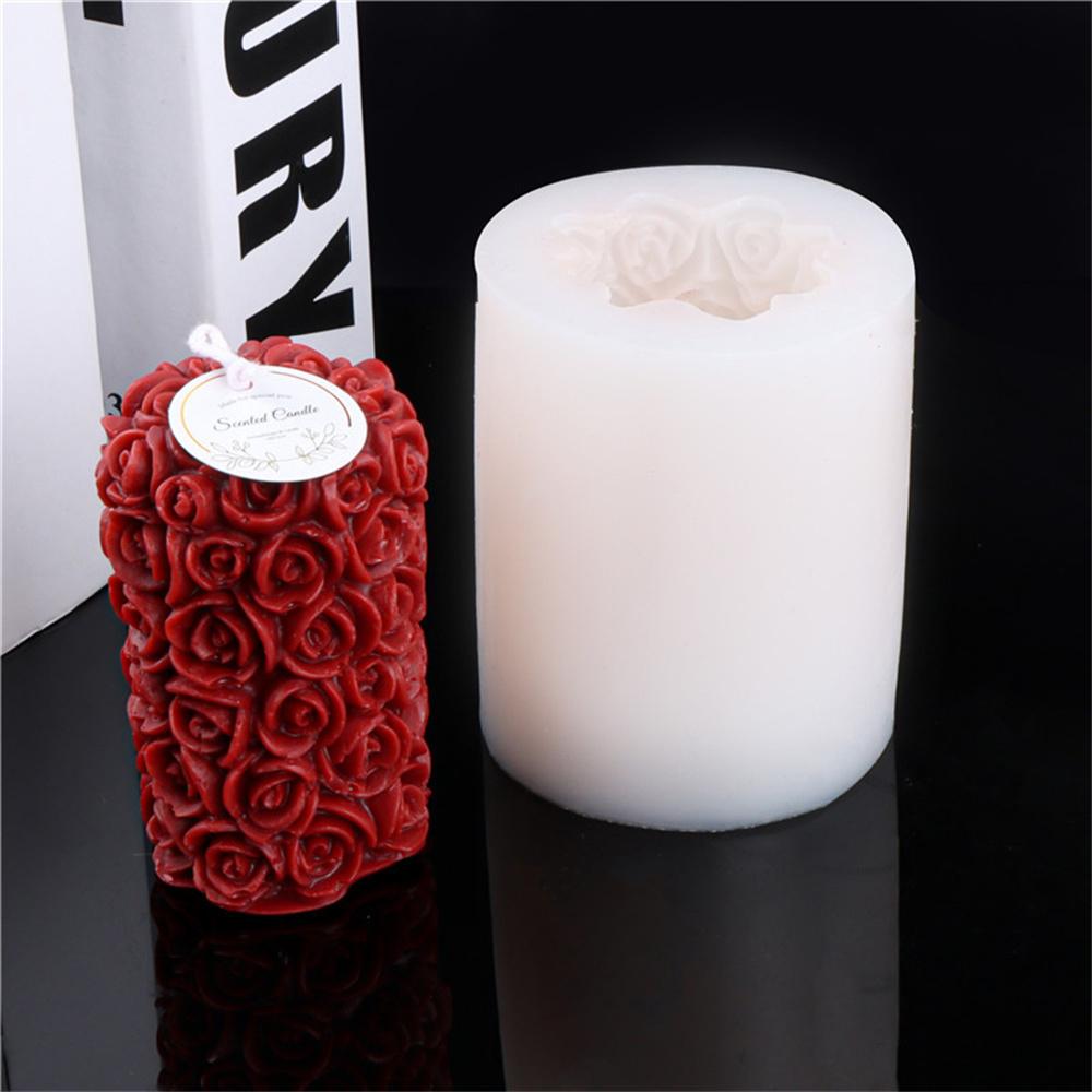 DIY Rose Ball Ball Shape Candle Wax Mold Silicone Mold 3D Aroma Candle For Craft Enthusiasts Aromatherapy Gift Giving