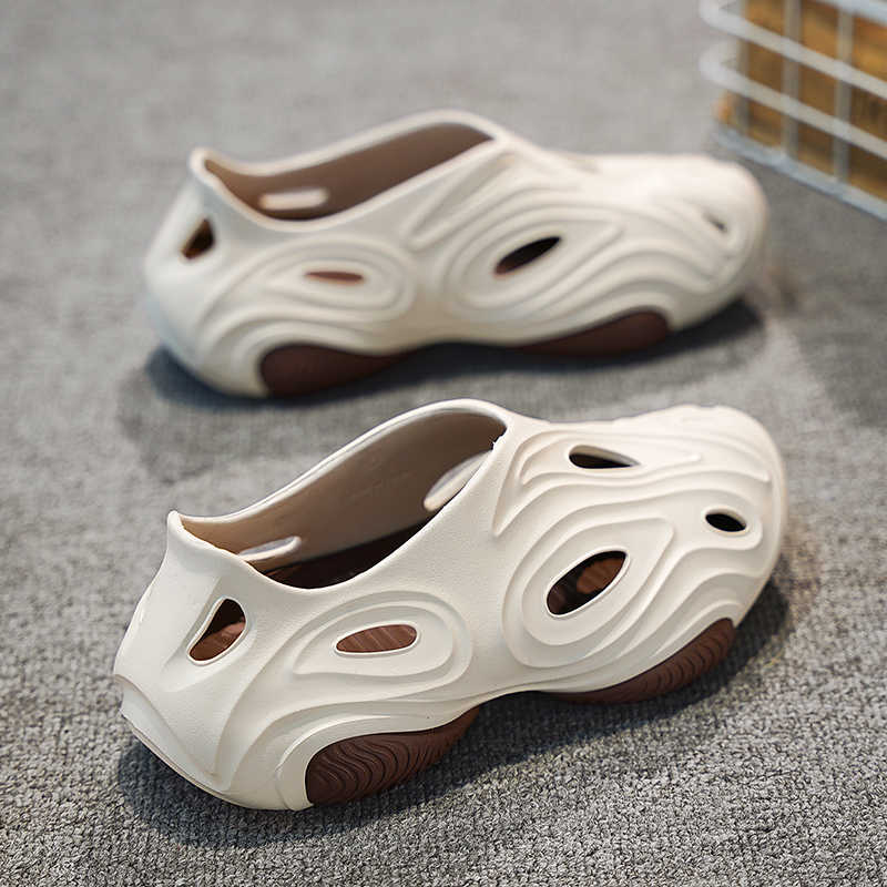 Fashion In The Forest Rubber Sole Resort Sandals Slippers Men's Shoes Large Sizes 50 Flip Flops For Shower Sneakers Sport Raning