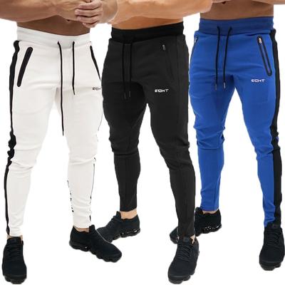 Pantalones largos con cordón de moda para hombre de otoño Pantalones deportivos delgados