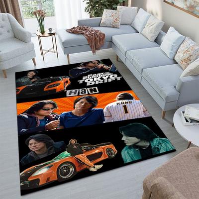 Tokyo Drift: Fast Furious Carpet Office Decorative Carpet For Living Room Bedroom Door Mat Floor Rug Computer Chair Area Rug