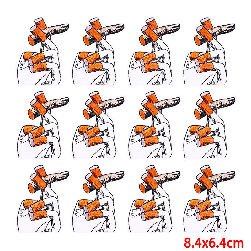 10 Pcs/lot Wholesale Embroidery Patch Iron On Patches For Clothing Patches On Clothes Jackets Decor Applique Sew Supplies