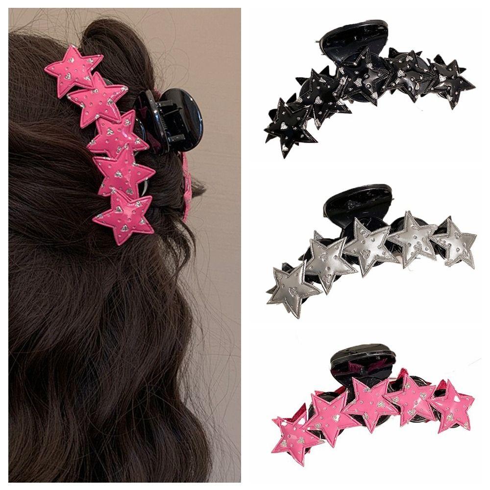 

Корейский Стиль Пентаграмма Коготь Зажим Геометрия Большой Краб Зажим Простая Звезда Коготь Вечеринка