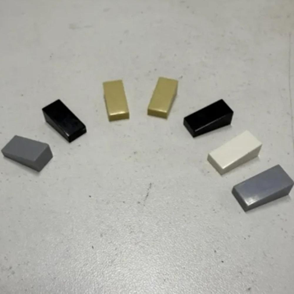 MOC 10PCS 5404 Slope 18 2x1x2/3 Building Blocks Kit House Castle Roof Tile Bricks Particle DIY Toys Children Kid Birthday Gifts