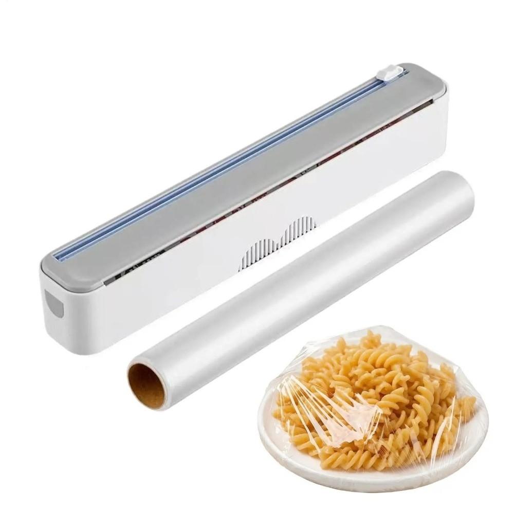 Wall Mounted Plastic Wrap Cutter Space Saving Tin Foil Cutting Box Food Film Dispenser Restaurants