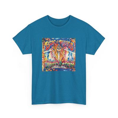 Vintage Band Tee Janis Joplin Unisex Cotton Tee Retro Music T-shirt 70s Shirt