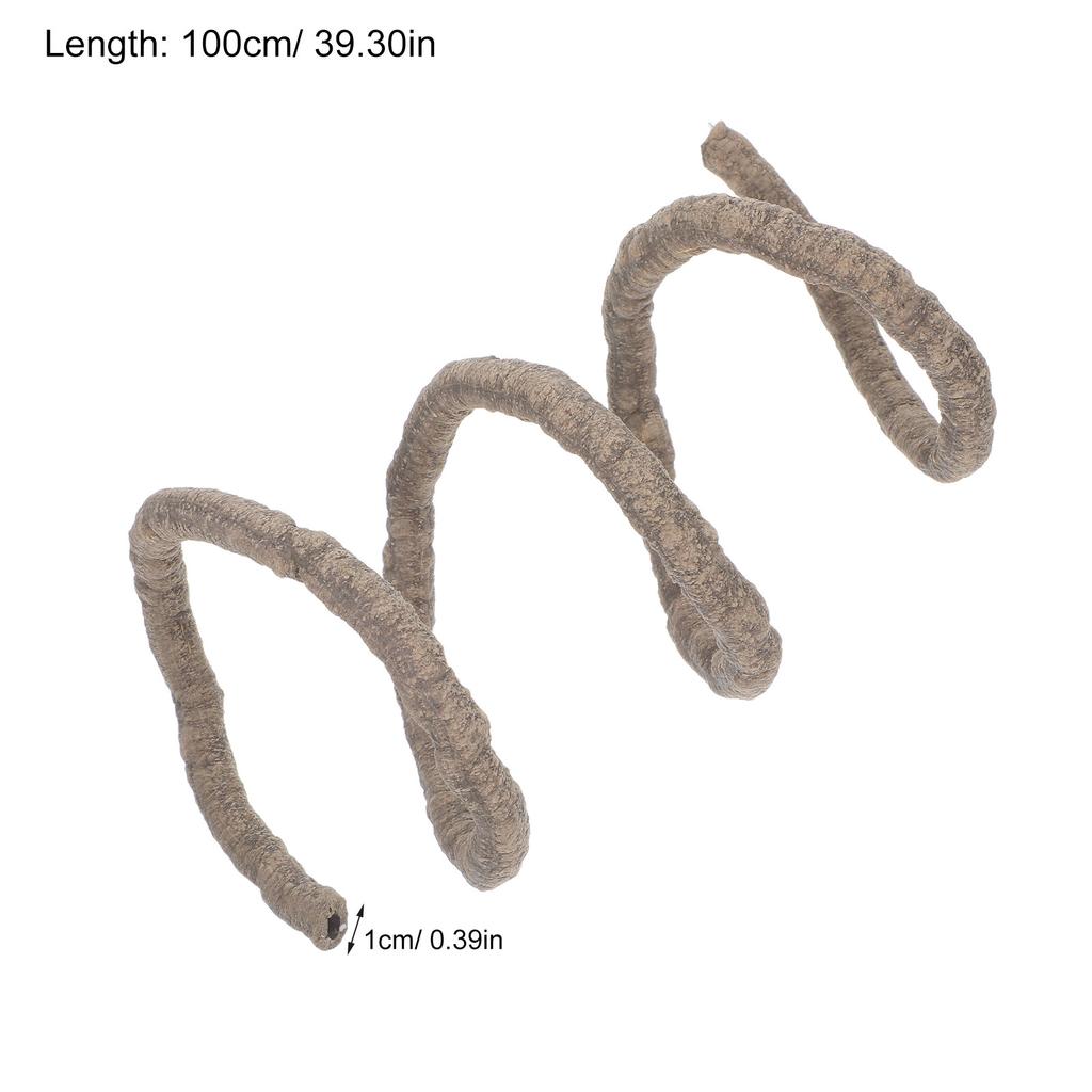 Artificial Decor 12mmx100cm Realistic Fake Plants for Pet Habitat Decoration Faux Vines for Terrarium Reptile Tank