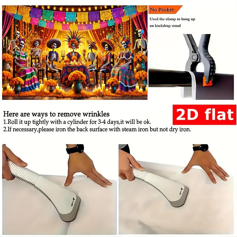 2D Flat Items Used for the Celebration of All Souls' Day Made of Polyester Party Banners Various Festivals