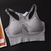 And American Single Adjustable Sports Underwear Beautiful Back Comfortable Bubble Wrap Women's Running Yoga Breathable Quick-Drying Workout Bra