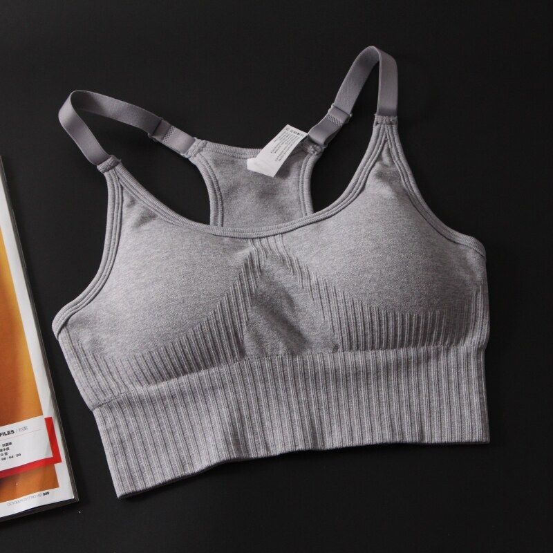 And American Single Adjustable Sports Underwear Beautiful Back Comfortable Bubble Wrap Women's Running Yoga Breathable Quick-Drying Workout Bra