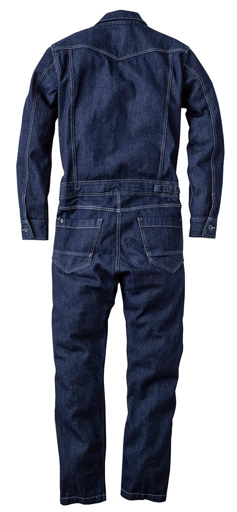 SK Product GRACE ENGINEERS Button-Fly Denim Coveralls, Autumn/Winter, Indigo, GE600, Size 36 (LL)