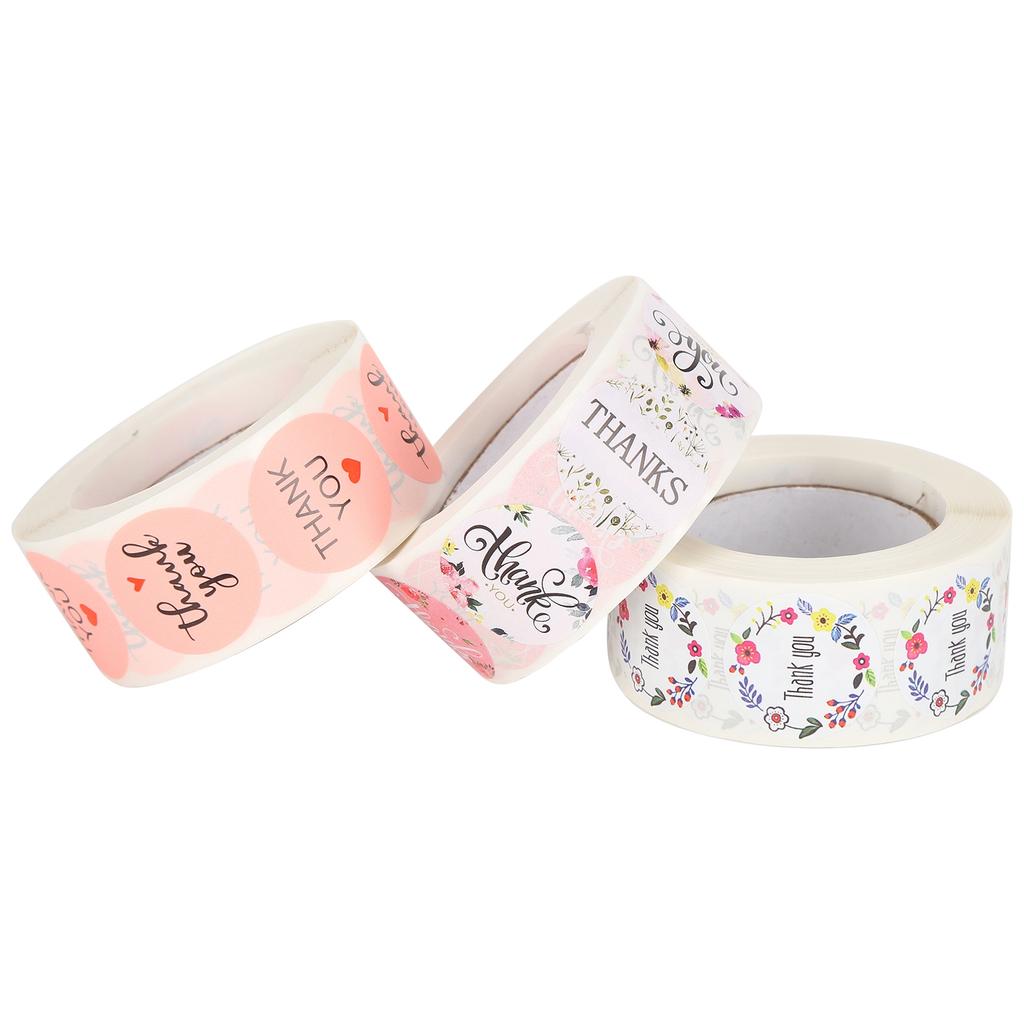 3 Rolls Washi Tape Sticker Label Journal Scrapbooking Notebook Gift Wrapping Holiday Decoration
