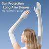 Μανίκια Αντηλιακά από Παγωμένο Μετάξι Γυναικεία Δροσερά Ελαστικά Λεπτά Μακριά Καλύμματα Χεριών Αντηλιακά Αναδιπλούμενα Χέρια Αεριζόμενα Προστατευτικά Χεριών για Οδήγηση