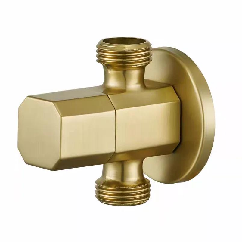 Brass Angle Valve Toilet Filling Bidet Water Sink Basin Heater Faucet For Kitchen Bathroom Accessories Toilet Angle Valve