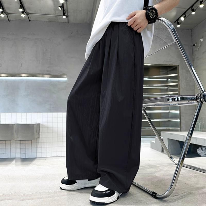 Jungen Sommer Anti-Mücken 2026 Neue Einfarbige Gerade Lässige Hosen für Große Kinder Street Style Schnelltrocknende Lange Hosen