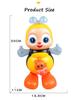 Vocal Toy Cartoon Bee Electric Toys With Sound Flash Lighting Sing Dance for Girls Boys Children Electronic Pets Music Toy Gifts